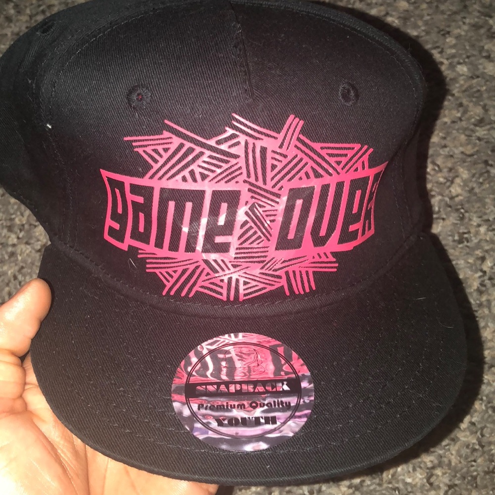 Black SnapBack with Game Over on Front